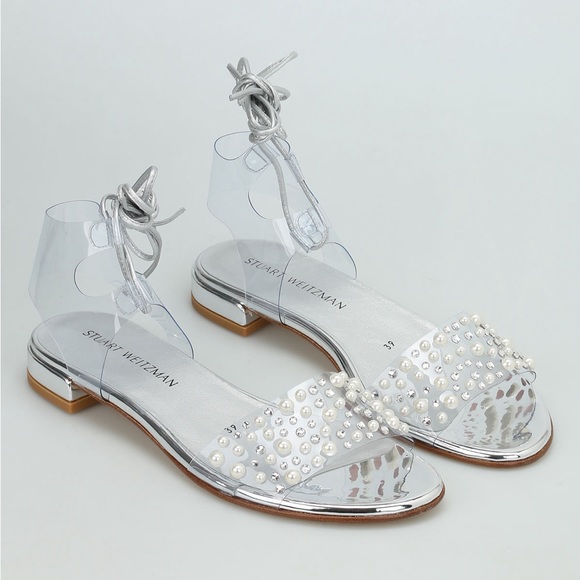 STUART WEITZMAN SOLARIUM SANDALS - Picture 1 of 9